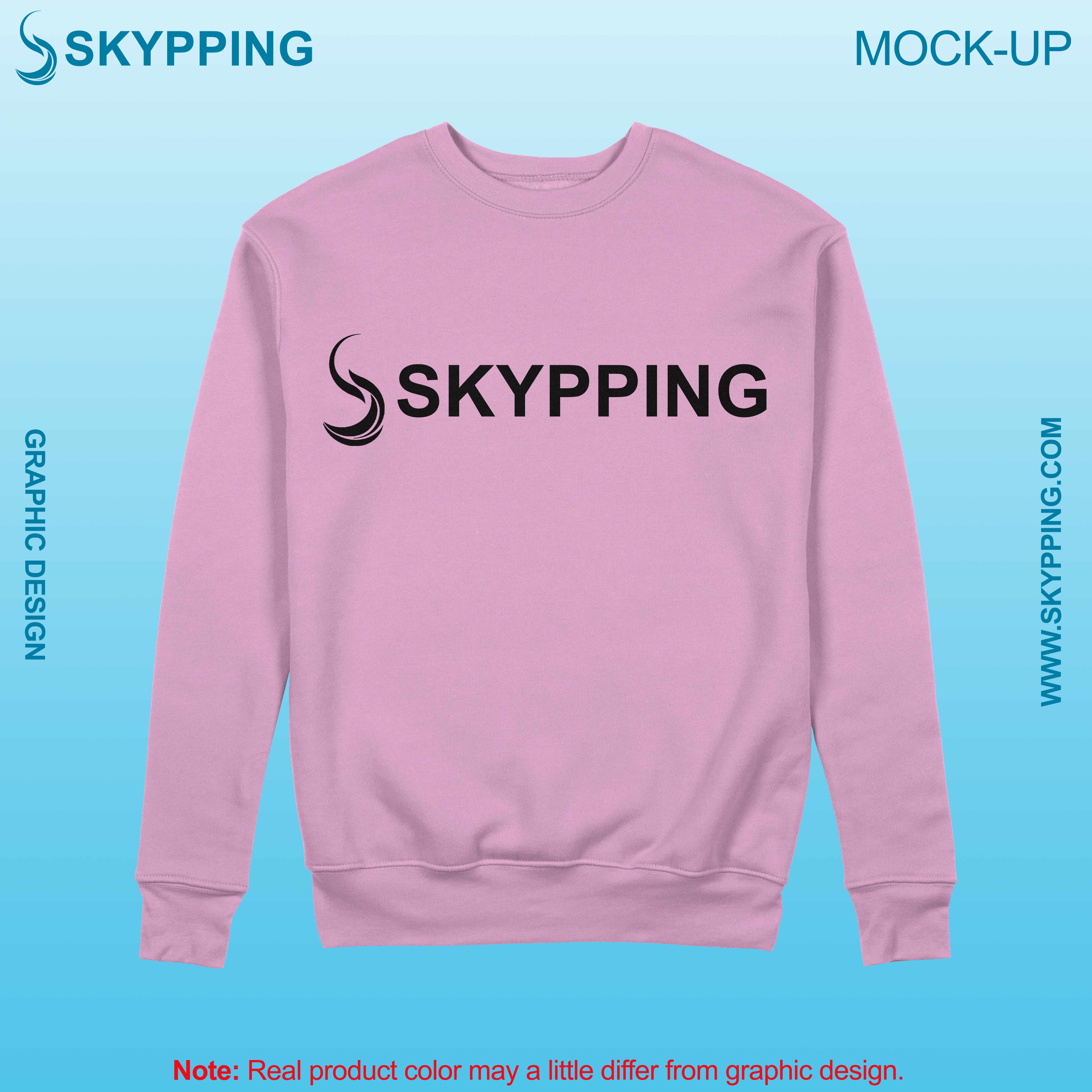 Sweatshirt with set-in style sleeve